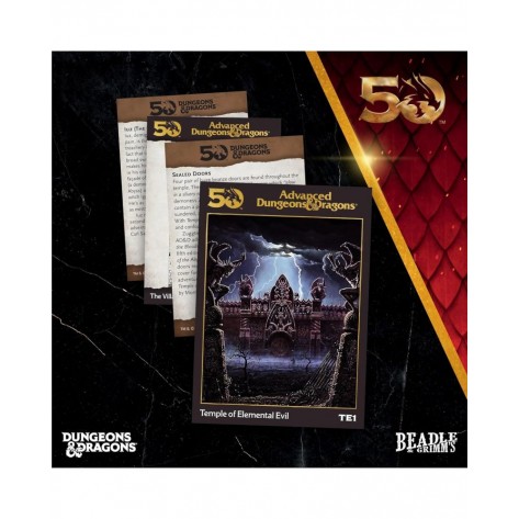 Комплект зарове Beadle & Grimm's - Dungeons & Dragons: Classic Module Dice Set, The Temple of Elemental Evil (7 бр.)