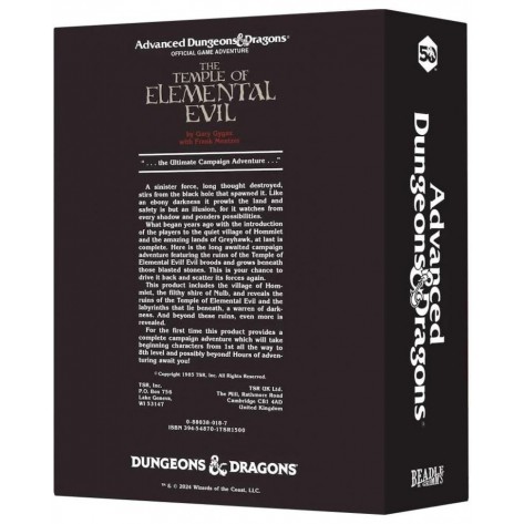 Комплект зарове Beadle & Grimm's - Dungeons & Dragons: Classic Module Dice Set, The Temple of Elemental Evil (7 бр.)