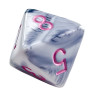 Комплект зарове Chessex Gemini Black-White/Pink Polyhedral (7 бр.)