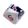 Комплект зарове Chessex Gemini Black-White/Pink Polyhedral (7 бр.)