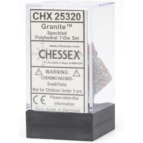 Комплект зарове Chessex Speckled Granite Polyhedral (7 бр.)