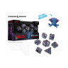 Комплект зарове FanRoll - Dungeons & Dragons: Monsters Resin Inclusion Dice Set, Mind Flayer (7 бр.)