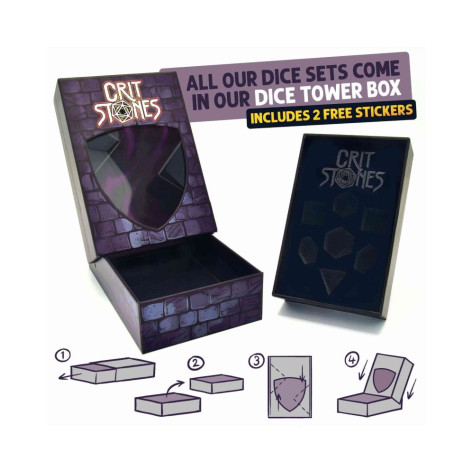 Комплект зарове GlassStaff - Floating Eye RPG Dice Set, Elder Dragon's Gaze (7 бр.)