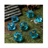 Комплект зарове GlassStaff - Glass RPG Dice Set, Saphrium Eternal (7 бр.)