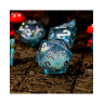 Комплект зарове GlassStaff - Liquid Core RPG Dice Set, Flux Fortune (7 бр.)