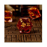Комплект зарове GlassStaff - Liquid Core RPG Dice Set, Hemomancery (7 бр.)