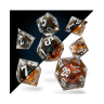 Комплект зарове GlassStaff - Liquid Core RPG Dice Set, Phantasm Fluxcore (7 бр.)