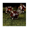 Комплект зарове GlassStaff - Liquid Core RPG Dice Set, Phantasm Fluxcore (7 бр.)