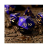 Комплект зарове GlassStaff - Metal RPG Dice Set, Fatewritten (7 бр.)