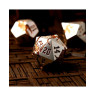 Комплект зарове GlassStaff - Metal RPG Dice Set, Gilded Wyrm (7 бр.)