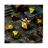 Комплект зарове GlassStaff - Metal RPG Dice Set, Gorgon Gaze (7 бр.)