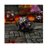 Комплект зарове GlassStaff - Metal RPG Dice Set, Ignivarax (7 бр.)