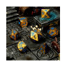 Комплект зарове GlassStaff - Metal RPG Dice Set, Sundered Spells (7 бр.)