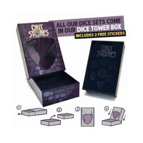 Комплект зарове GlassStaff - Sharp Edge Resin RPG Dice Set, Sunlit Garden (7 бр.)