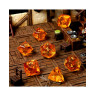 Комплект зарове GlassStaff - Sharp Edge Resin RPG Dice Set, Solshard (7 бр.)