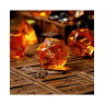 Комплект зарове GlassStaff - Sharp Edge Resin RPG Dice Set, Solshard (7 бр.)