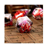 Комплект зарове GlassStaff - Sharp Edge Resin RPG Dice Set, Ruby Rift (7 бр.)