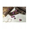 Комплект зарове Q-Workshop - Call of Cthulhu 7th Ed. Dice Set: Black & Magenta (7 бр.)