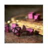 Комплект зарове Q-Workshop - Call of Cthulhu 7th Ed. Dice Set: Black & Magenta (7 бр.)