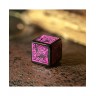 Комплект зарове Q-Workshop - Call of Cthulhu 7th Ed. Dice Set: Black & Magenta (7 бр.)