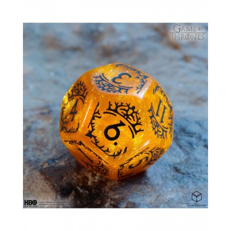 Комплект зарове Q-Workshop - Game of Thrones Dice Set: Baratheon (8 бр.)