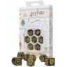Комплект зарове Q-Workshop - Harry Potter Hufflepuff Modern Dice Set: Black (7 бр.)