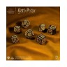 Комплект зарове Q-Workshop - Harry Potter Hufflepuff Modern Dice Set: Black (7 бр.)