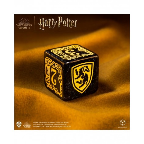 Комплект зарове Q-Workshop - Harry Potter Hufflepuff Modern Dice Set: Black (7 бр.)