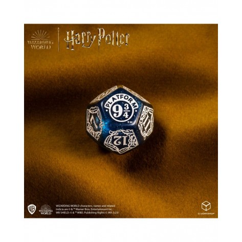 Комплект зарове Q-Workshop - Harry Potter Ravenclaw Modern Dice Set: Blue (7 бр.)