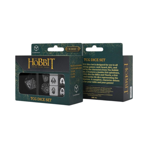 Комплект зарове Q-Workshop - The Hobbit TCG Dice Set: Umbral Hollow (16 бр.)