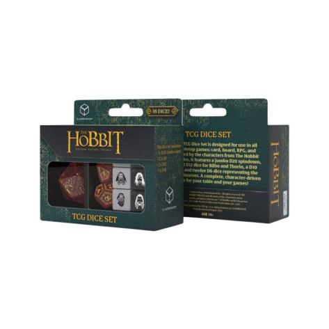 Комплект зарове Q-Workshop - The Hobbit TCG Dice Set: Ember Hearth (16 бр.)