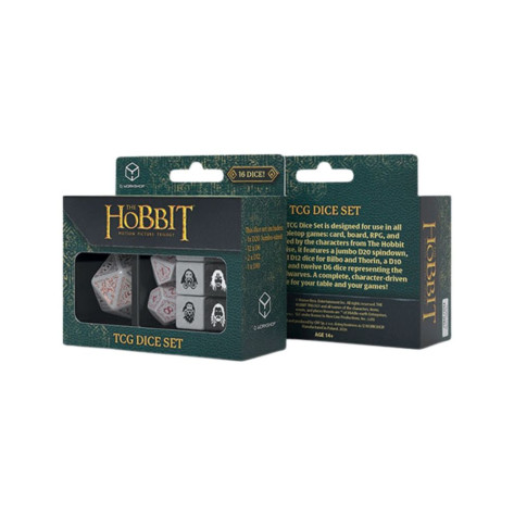 Комплект зарове Q-Workshop - The Hobbit TCG Dice Set: Radiant Dawn (16 бр.)