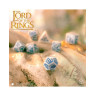 Комплект зарове Q-Workshop - The Lord of the Rings: Rivendell Dice Set, Stone (7 бр.)