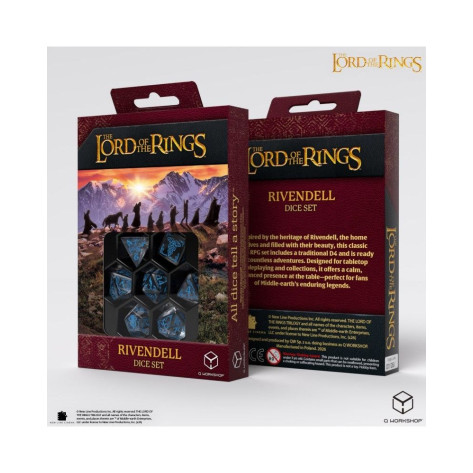 Комплект зарове Q-Workshop - The Lord of the Rings: Rivendell, Water (7 бр.)