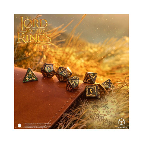 Комплект зарове Q-Workshop - The Lord of the Rings: Rohan Dice Set (7 бр.)