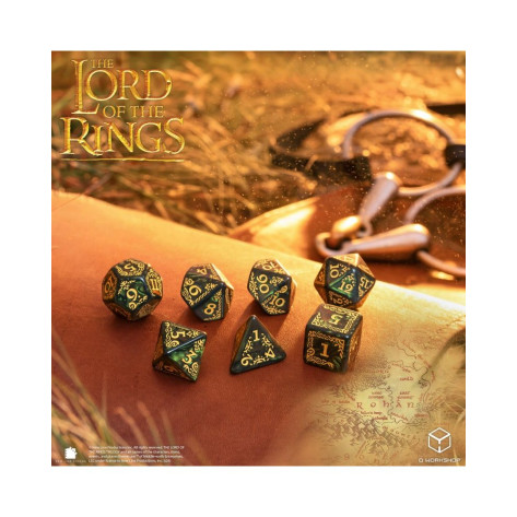 Комплект зарове Q-Workshop - The Lord of the Rings: Rohan Dice Set (7 бр.)