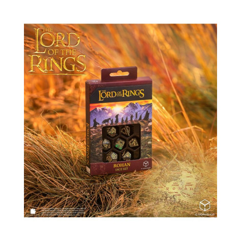 Комплект зарове Q-Workshop - The Lord of the Rings: Rohan Dice Set (7 бр.)