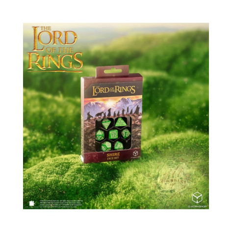 Комплект зарове Q-Workshop - The Lord of the Rings: Shire Dice Set (7 бр.)