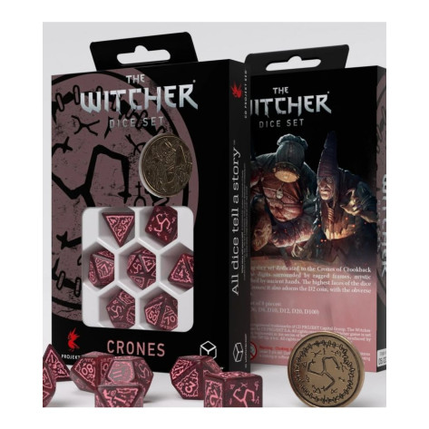 Комплект зарове Q-Workshop - The Witcher: Crones - Whispess Dice Set (8 бр.)