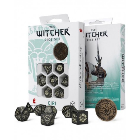Комплект зарове Q-Workshop - The Witcher Dice Set: Ciri - The Zireael (7 бр.)