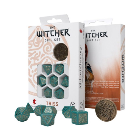 Комплект зарове Q-Workshop - The Witcher Dice Set: Triss - The Beautiful Healer (7 бр.)