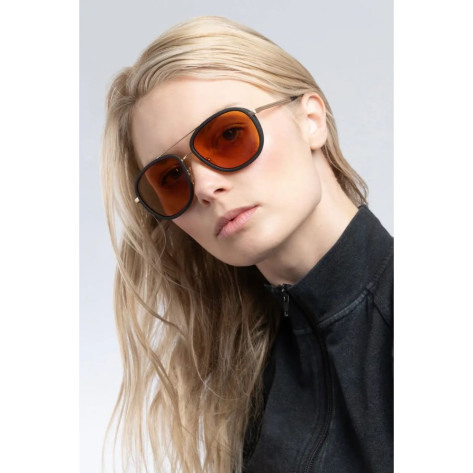 Компютърни очила Gunnar - Quantum Dume, златисти, кехлибар