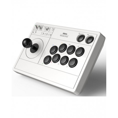 Конзола Контролер 8BitDo - Arcade Stick, за Xbox One/Series X/PC, бял