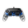 Контролер Nacon за PS4 - Wired Illuminated, crystal blue