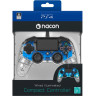 Контролер Nacon за PS4 - Wired Illuminated, crystal blue