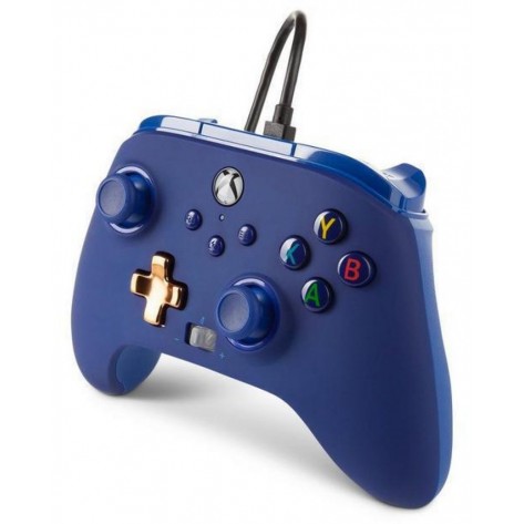  Контролер PowerA - Enhanced, за Xbox One/Series X/S, Midnight Blue