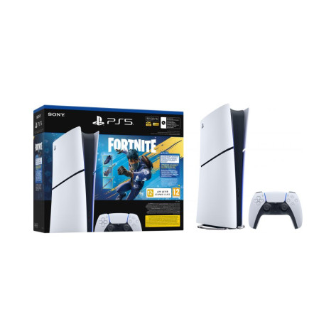Конзола Конзола PlayStation 5 (Slim) - Digital Edition - Fortnite Flowering Chaos Bundle