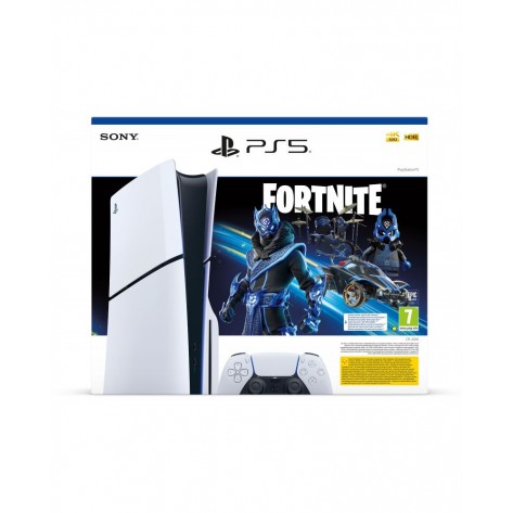 Конзола PlayStation 5 (Slim) - Fortnite Cobalt Star Bundle