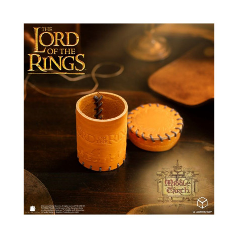 Кожена чашка за зарове Q-Workshop - The Lord of the Rings: The Fellowship of the Ring