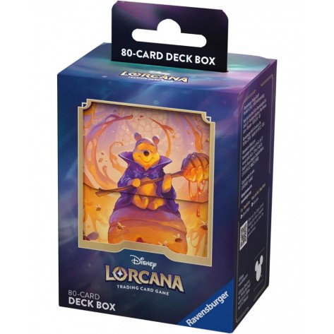 Кутия за карти Disney Lorcana: Azurite Sea Deck Box - Winnie the Pooh (80 бр.)